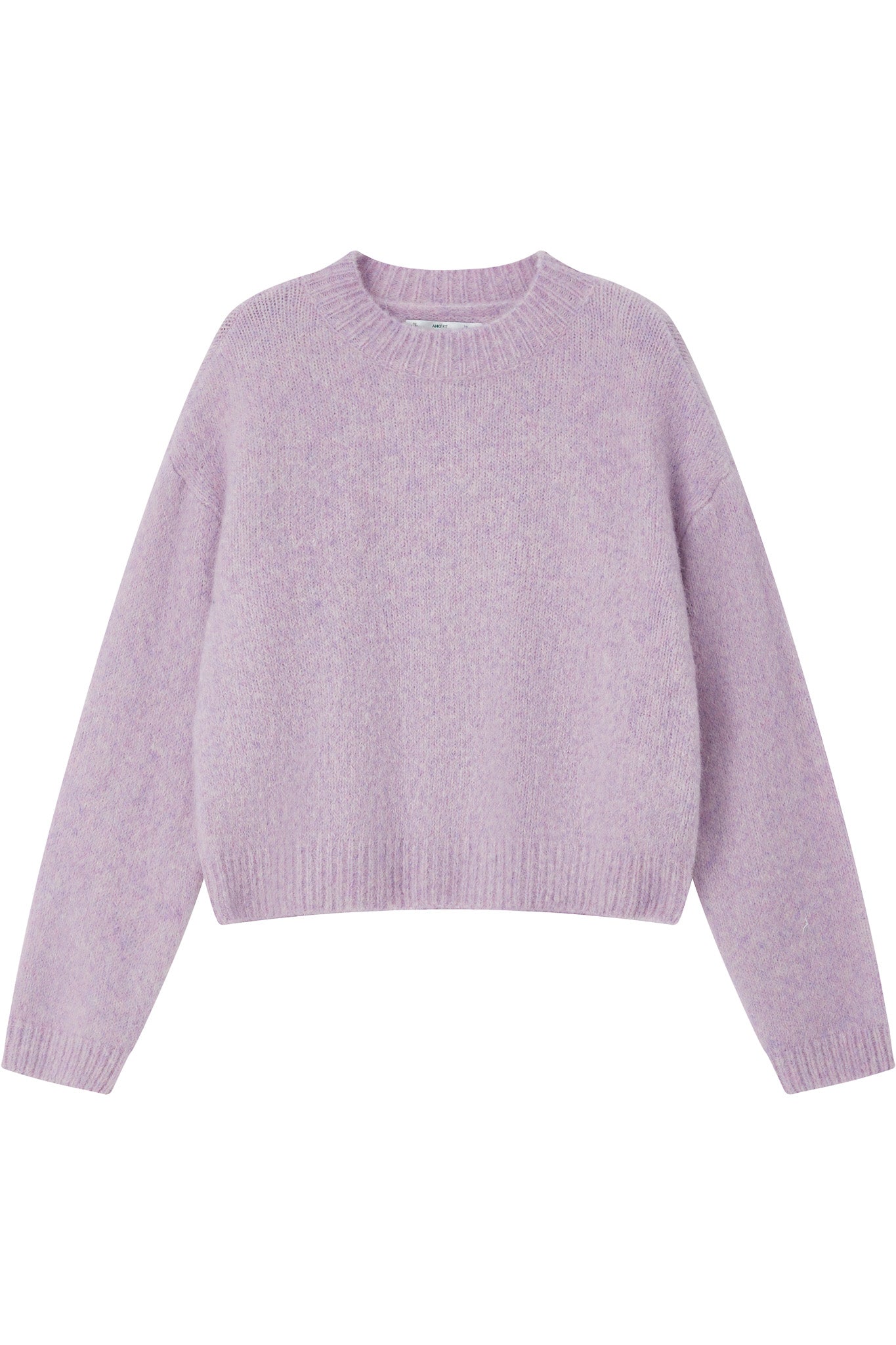 Lara Basic Alpaca Wool Knit Jumper - Purple