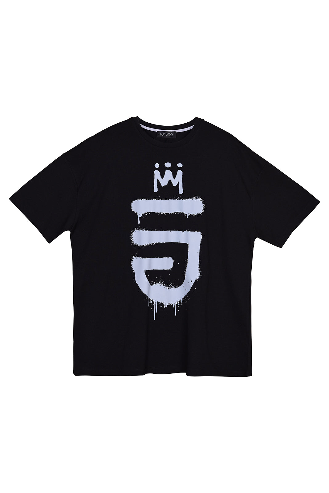 Oversized Royal Tee Black