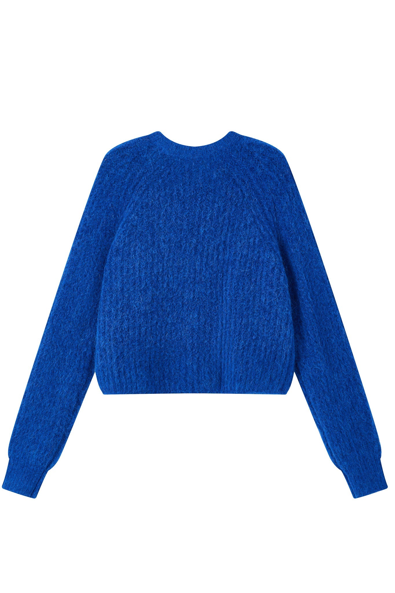 Janet Ribbed Alpaca wool  Knit Jumper - Royal Blue