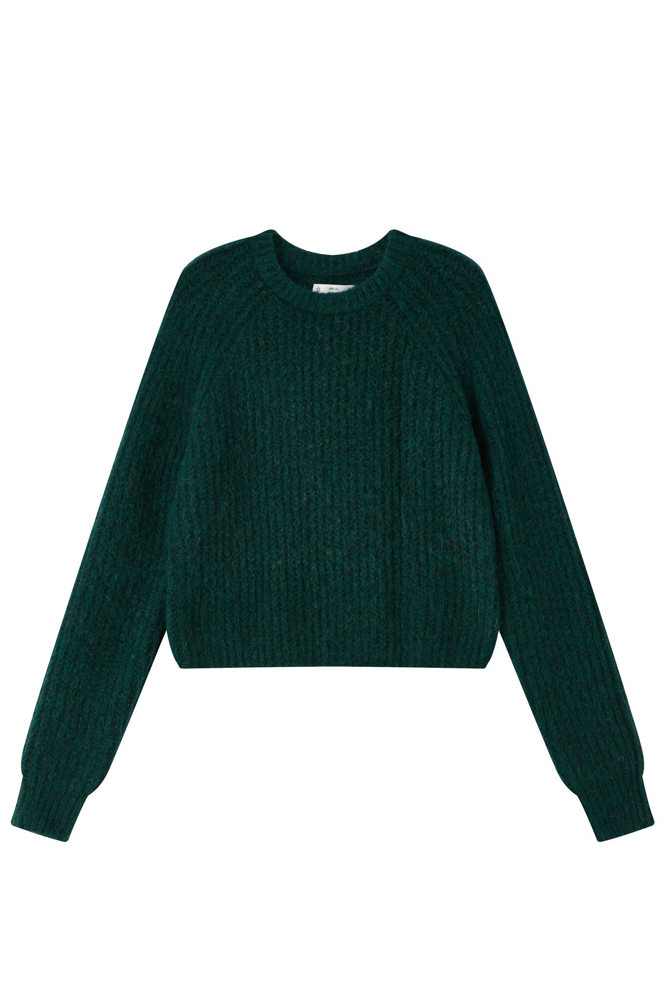 Janet Ribbed Alpaca wool  Knit Jumper  - Forest