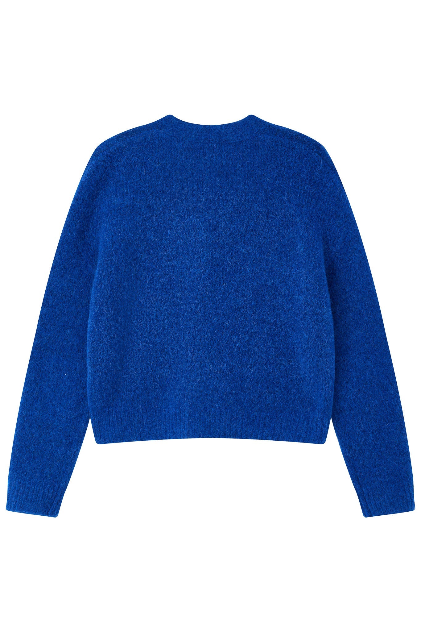 Lara Alpaca wool  Knit Cardigan - Royal Blue