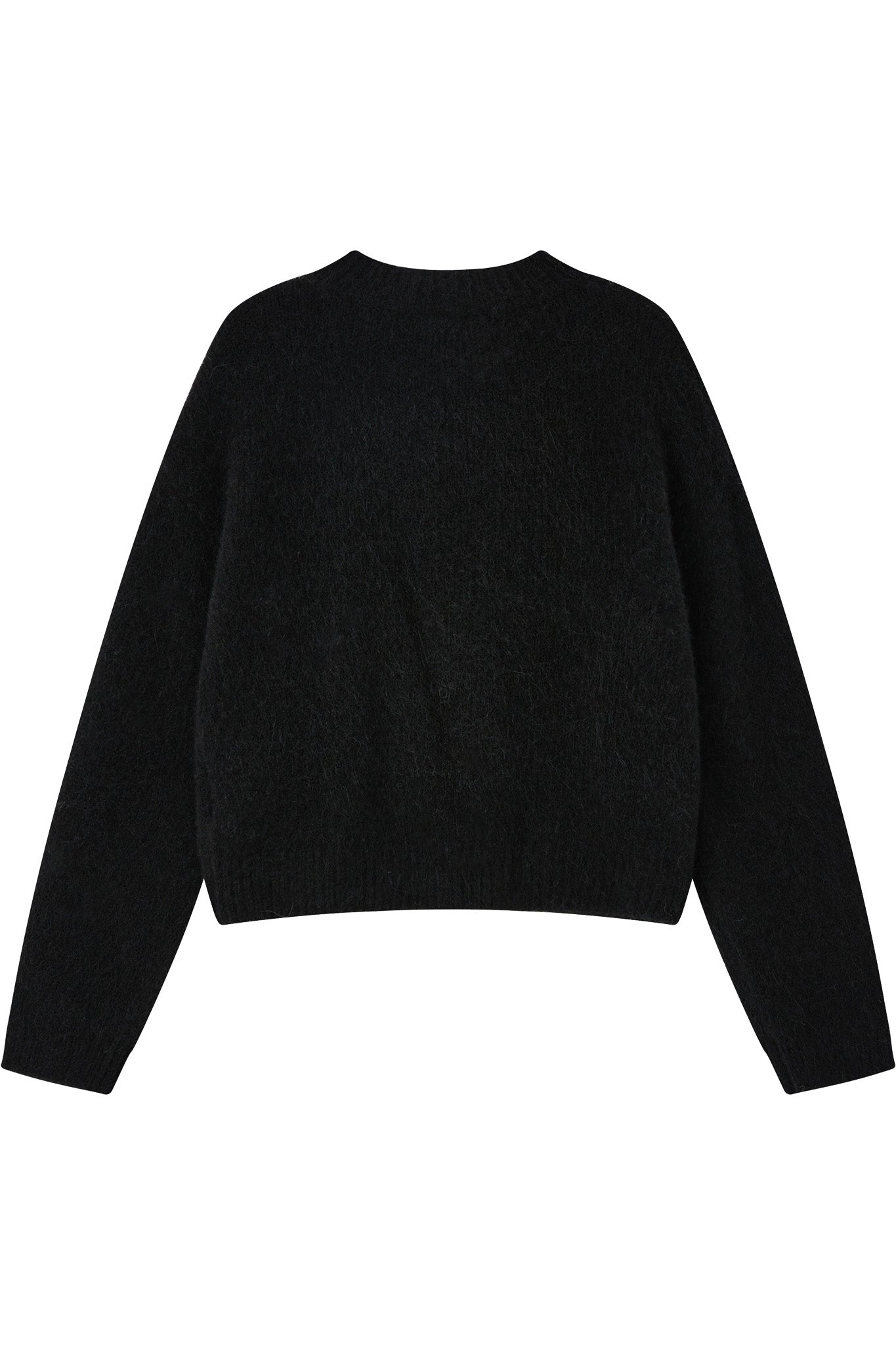 Lara Basic Alpaca wool  Knit Jumper - Black