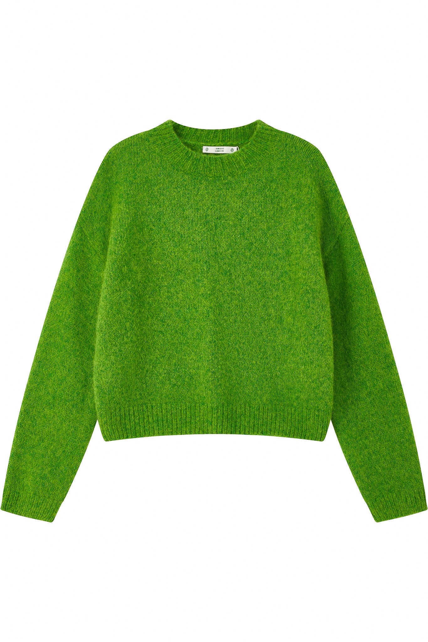 Lara Basic Alpaca Wool Knit Jumper - Green