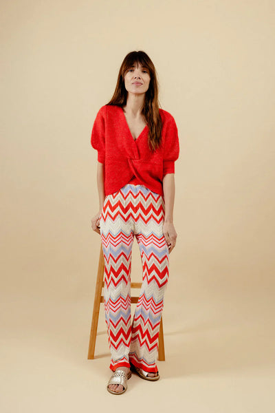 Lulu Twist Top - Red