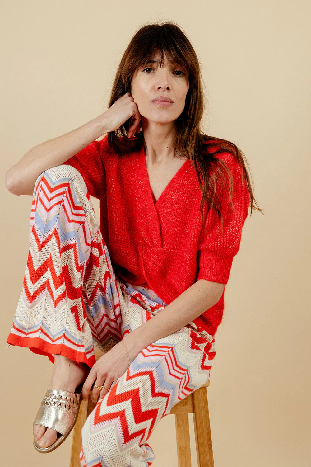 Lulu Twist Top - Red