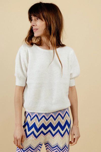 Lulu Twist Top - White