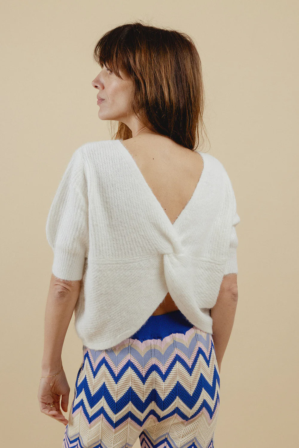 Lulu Twist Top - White