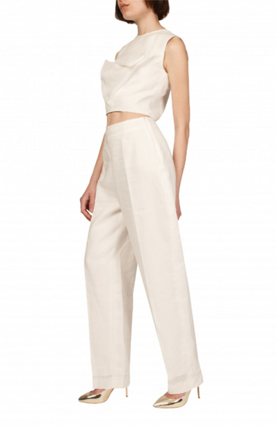 Wide leg  Linen Trousers I Hollie