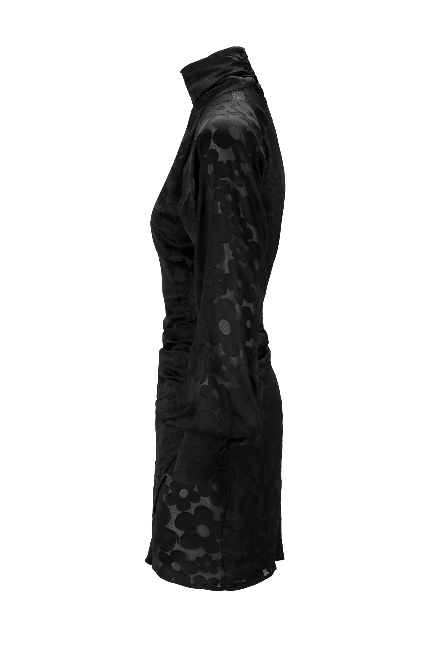 Dress Upside down black burnout