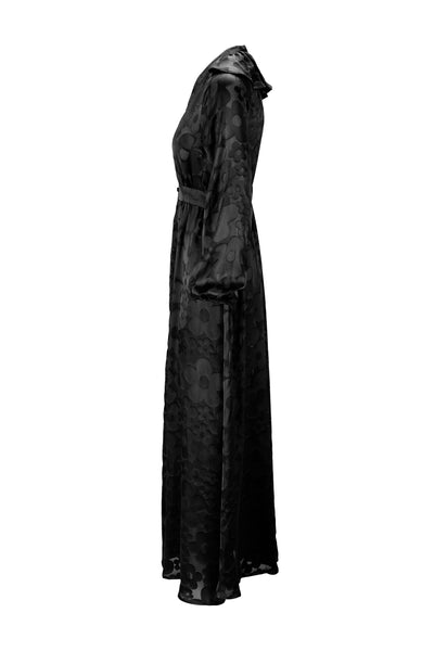 Sylvie Dress - Black Burnout