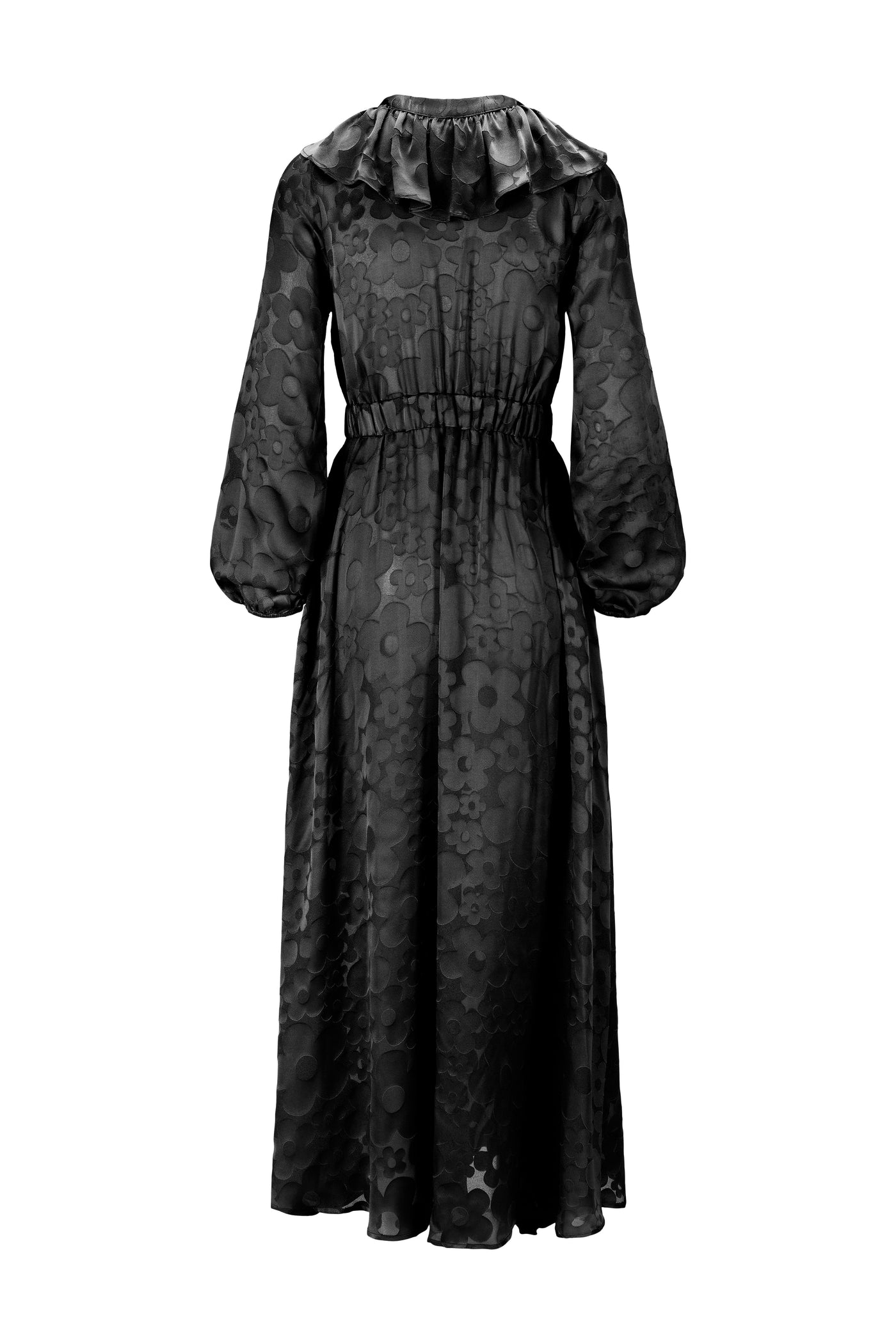 Sylvie Dress - Black Burnout