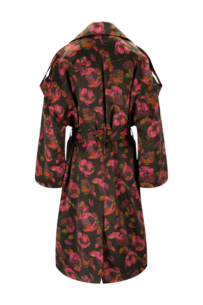 Coat Astra trench print