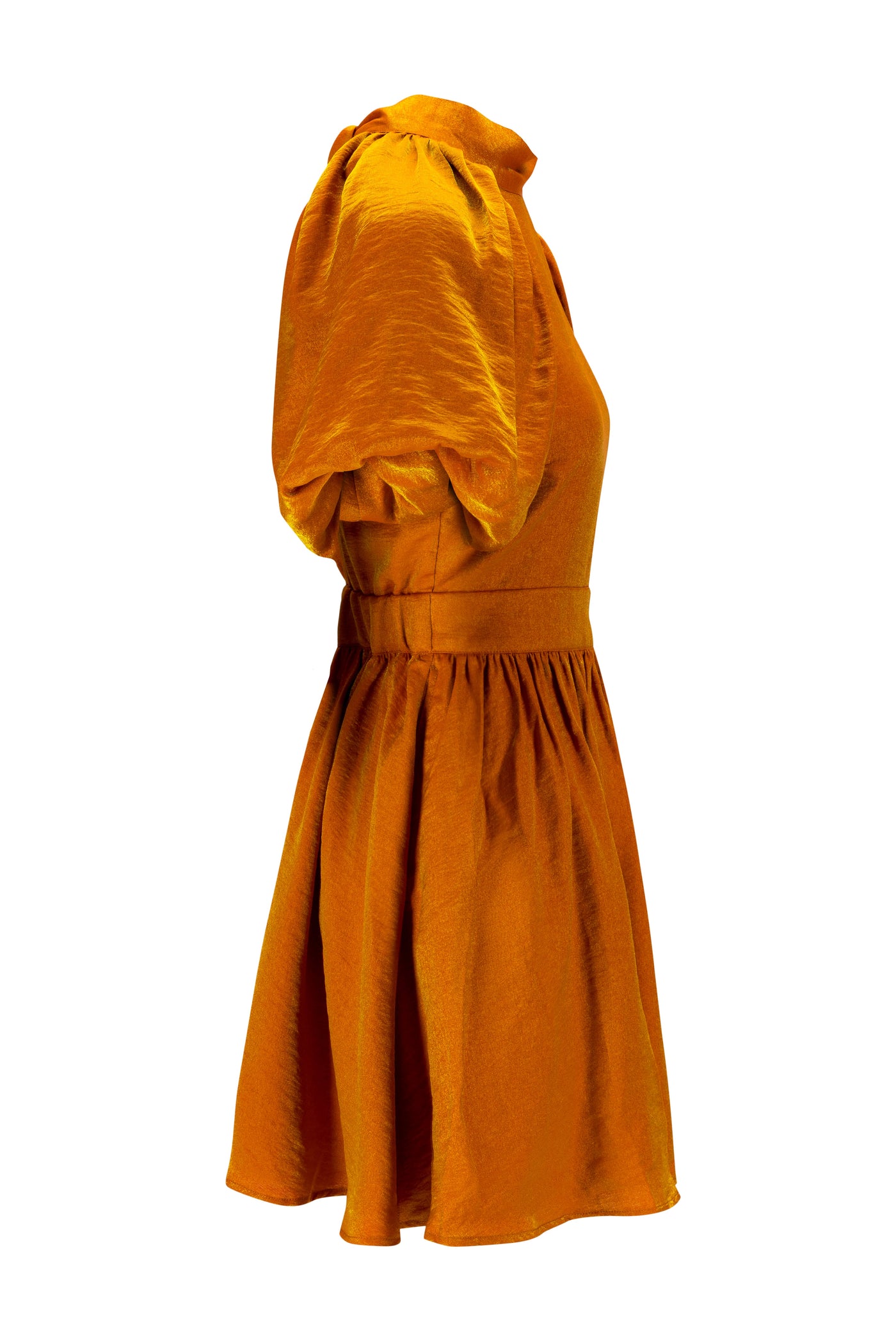 Dress Emily orange/golden