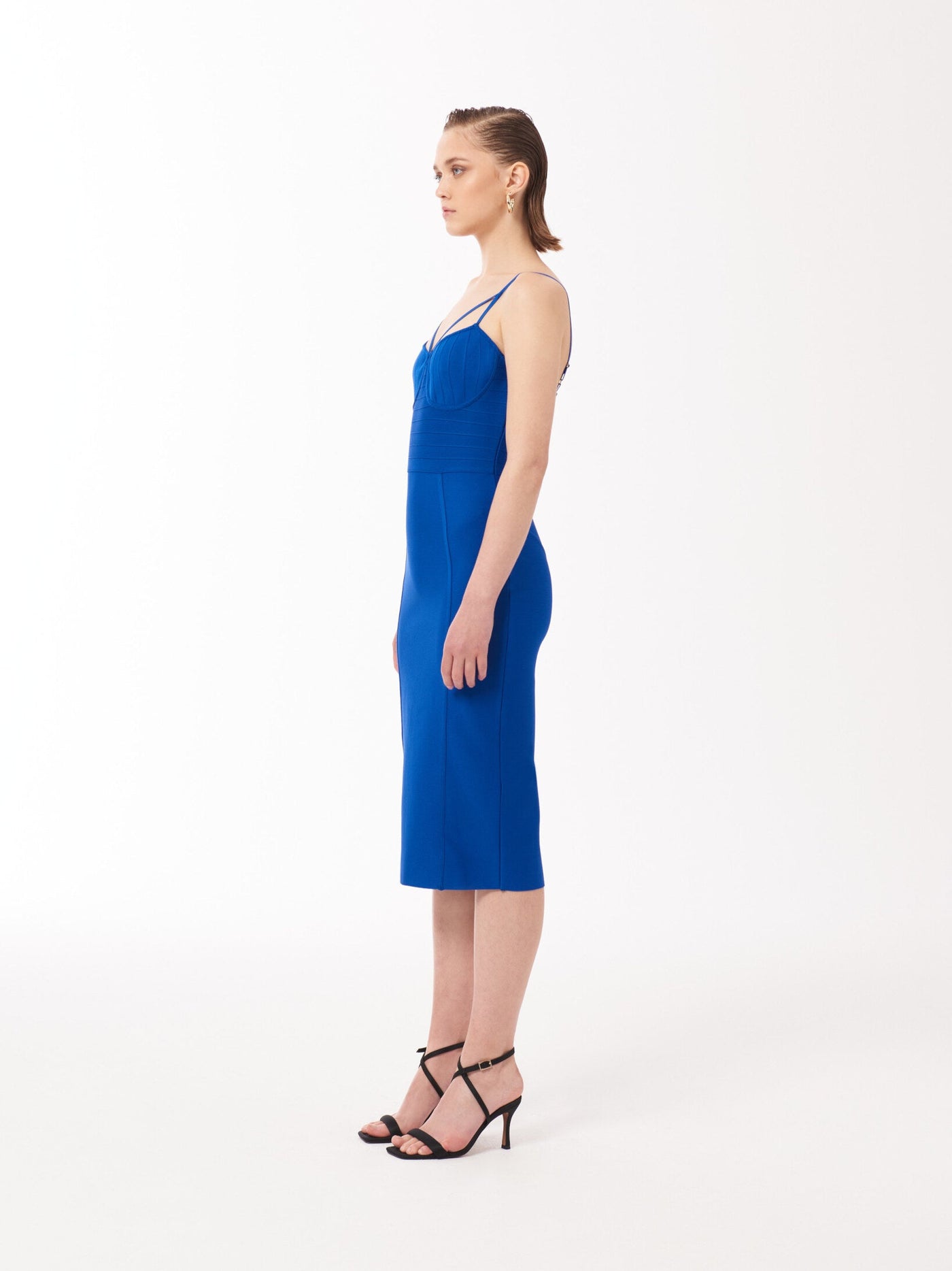 Sour Figs Blue Bandage dress herve leger style