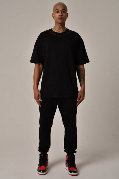 Keep Out Oversized Tee Black