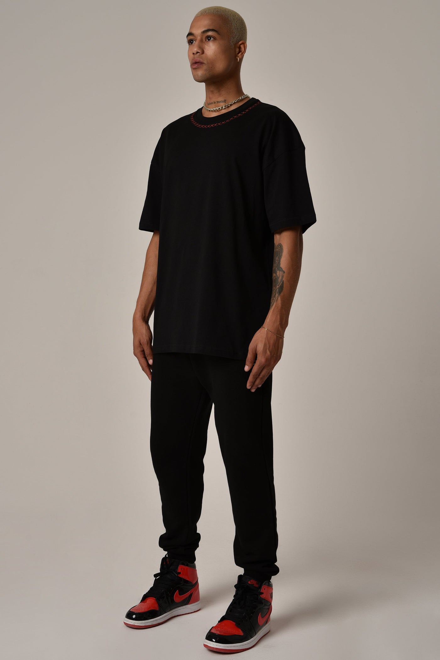 Keep Out Oversized Tee Black