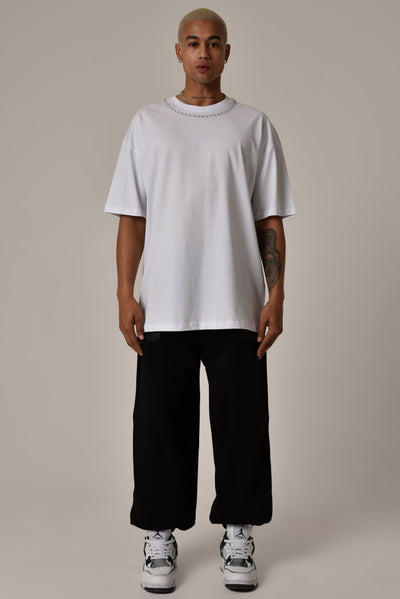 Keep Out Oversized Tee White