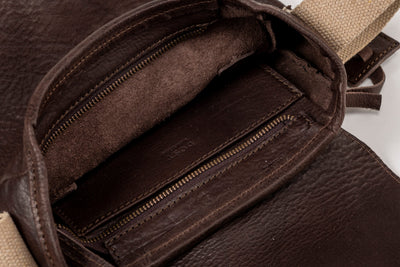 Leather Messenger Coffee Park Avenue Collection