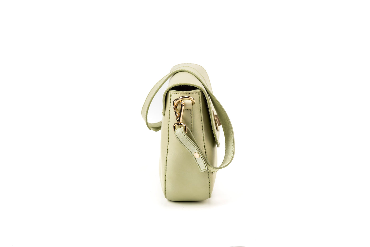 Leather Crossbody Pistachio Broadway Collection