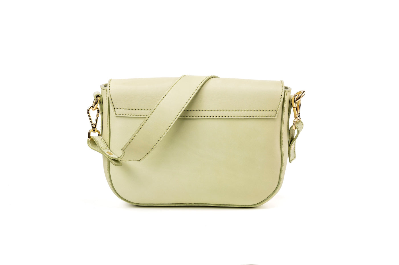 Leather Crossbody Pistachio Broadway Collection