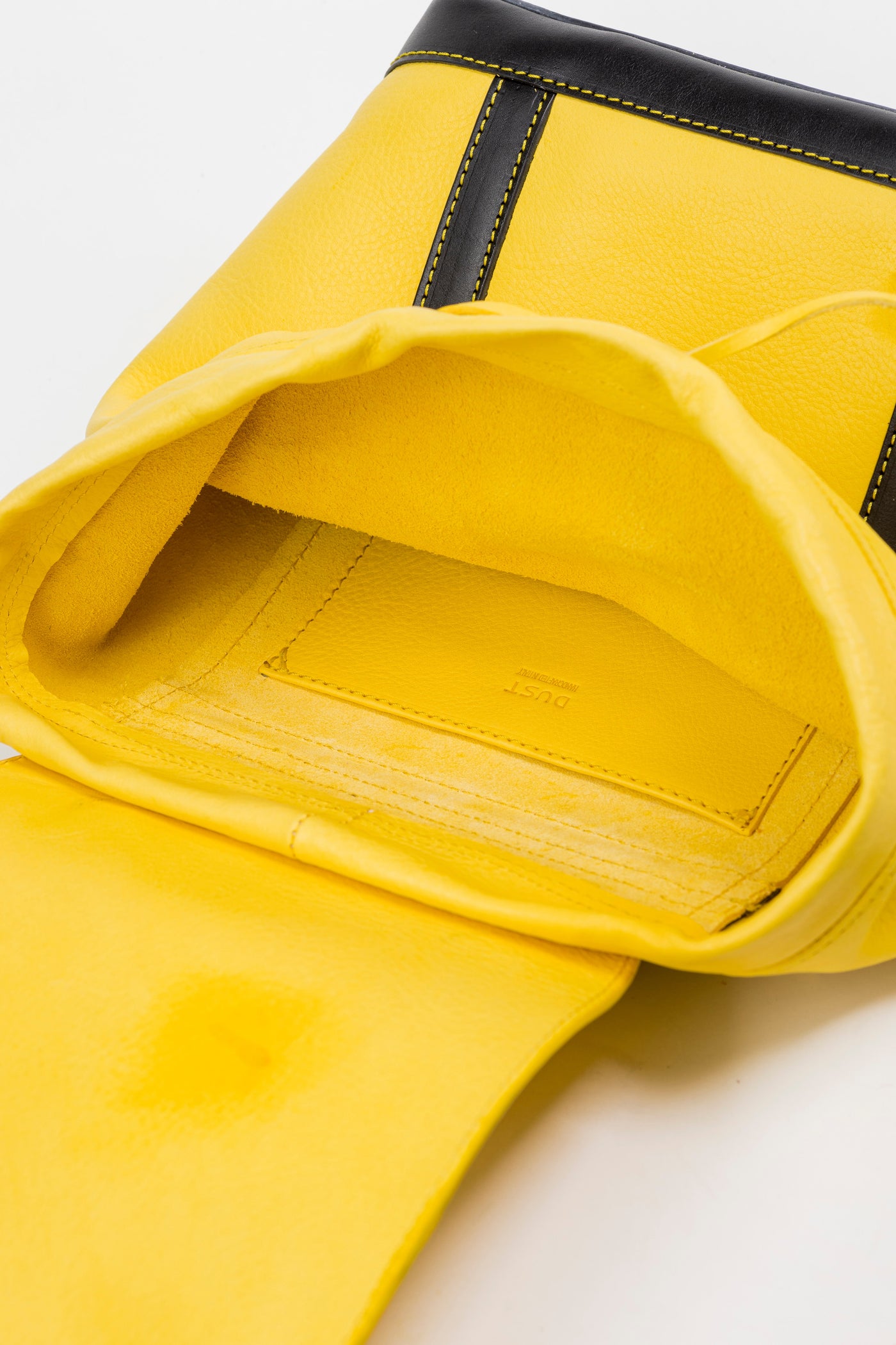 Leather Backpack Yellow Laurel Canyon Collection