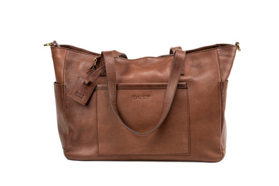 Leather Tote Tobacco Fifth Avenue Collection