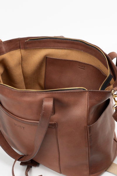 Leather Tote Tobacco Fifth Avenue Collection