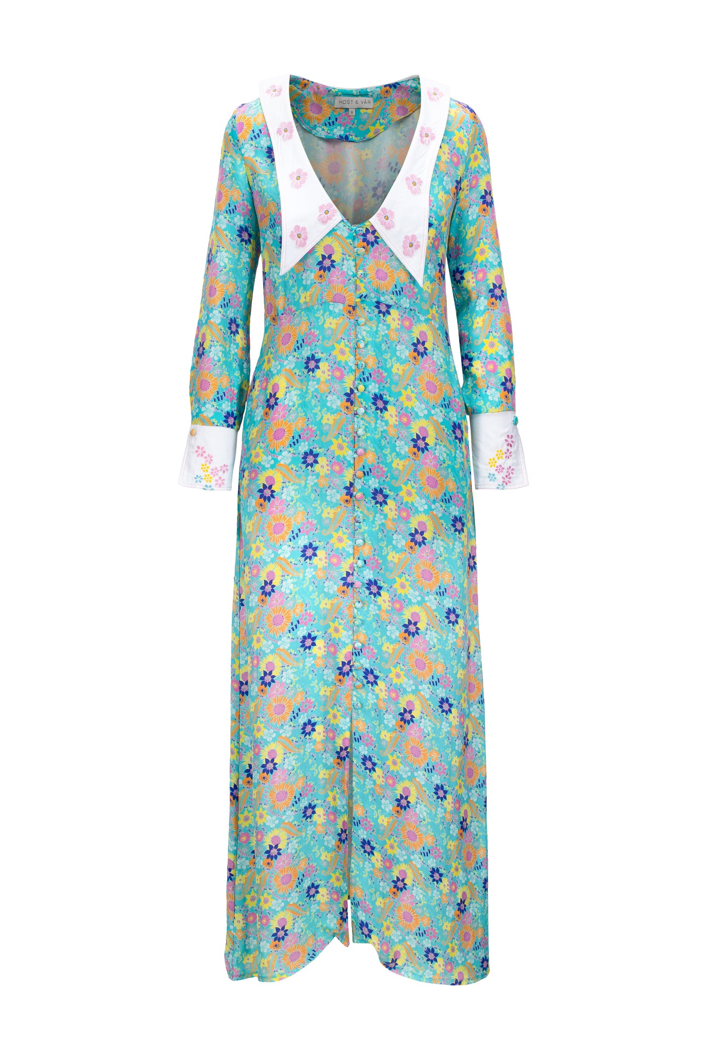 Blazing Star Long Dress - Villblomst