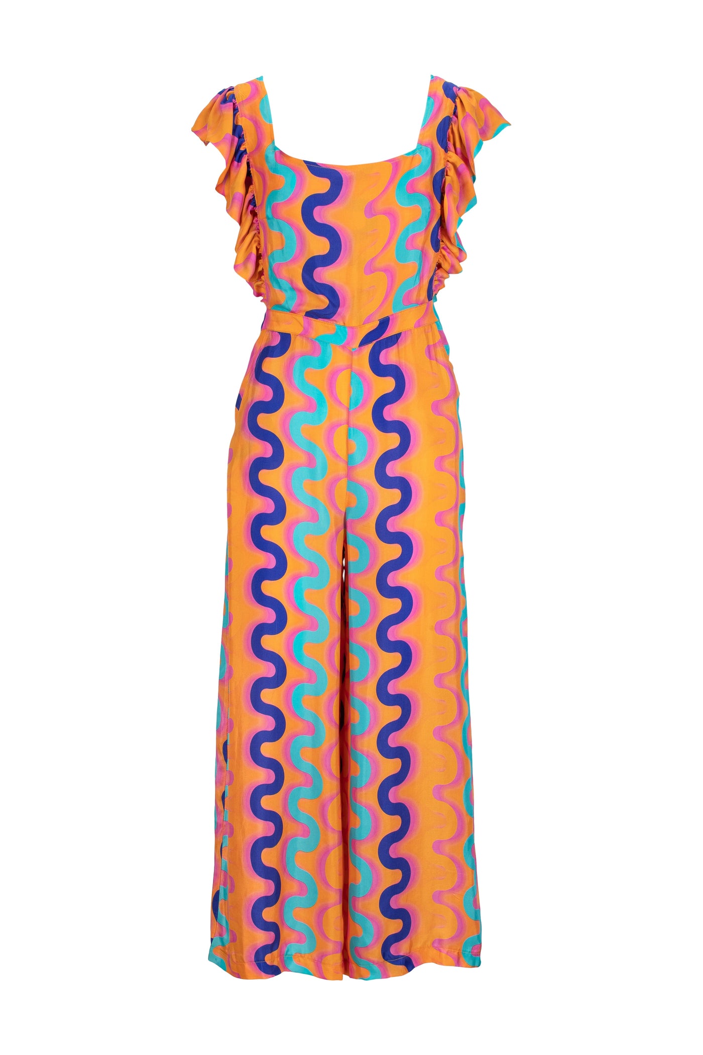 Fire Jumpsuit - Pink Vann Print