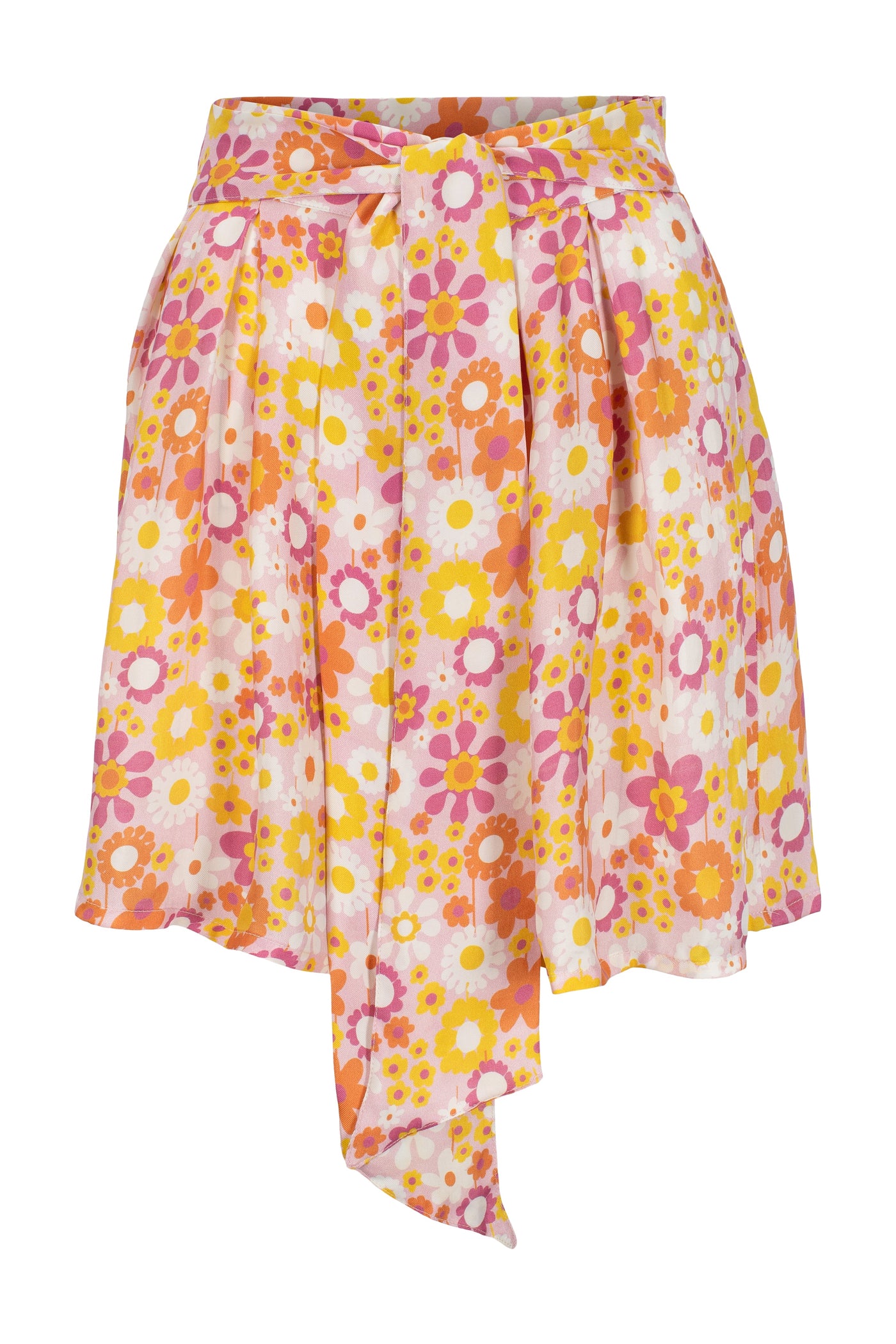 Cream Violet Skirt - Solstråle