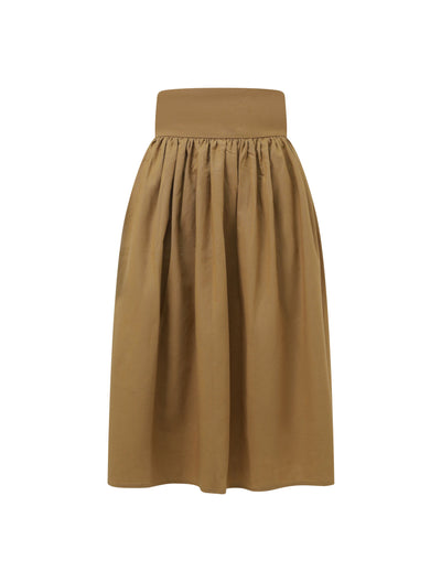 Womens High Waisted Panel Skirt