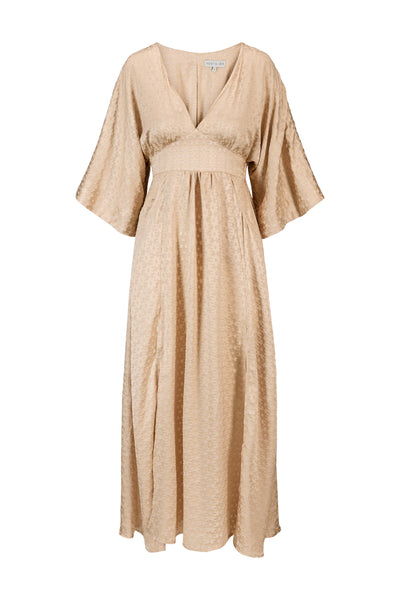 Dress Hortensia beige burnout