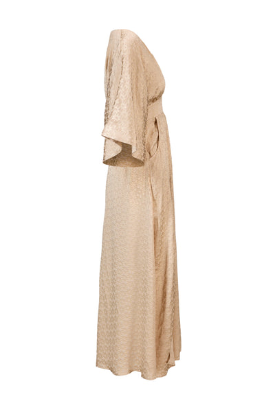 Dress Hortensia beige burnout