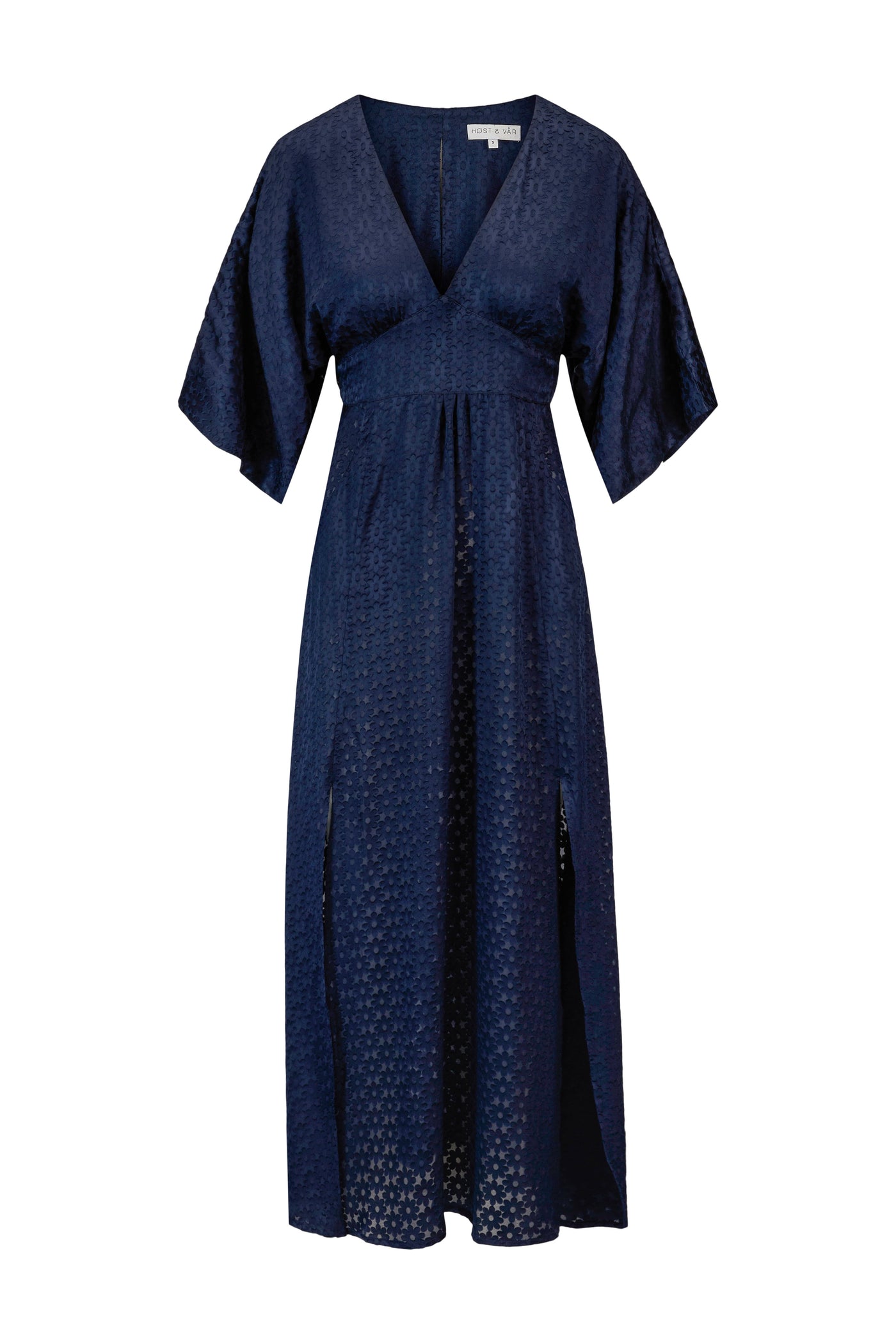 Dress Hortensia navy burnout