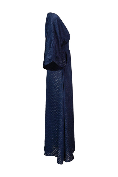 Dress Hortensia navy burnout