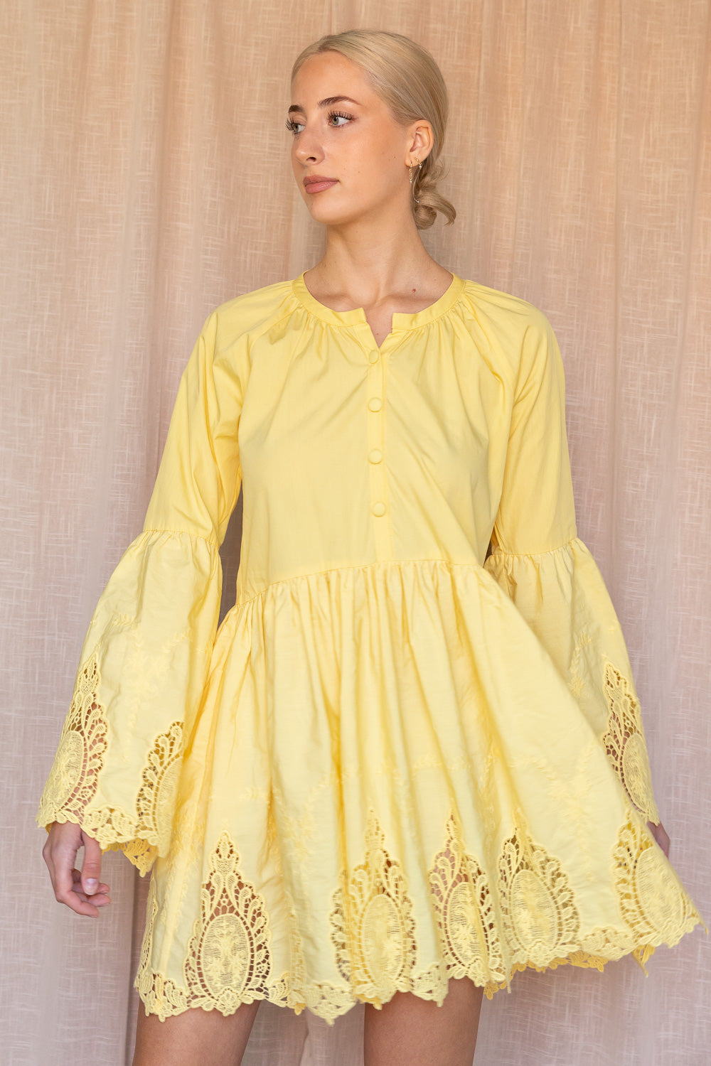 Serena Dress - Yellow