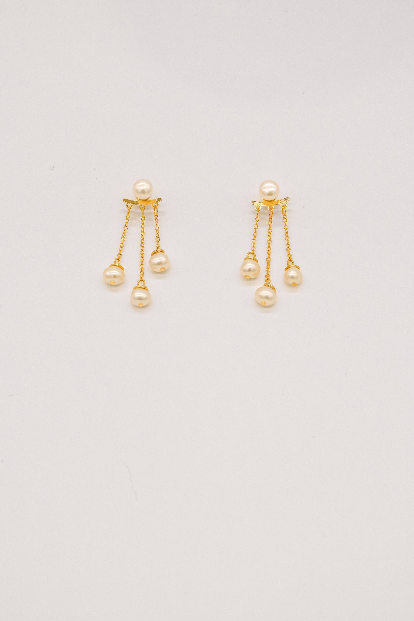 Jane Pearl 16K Earrings