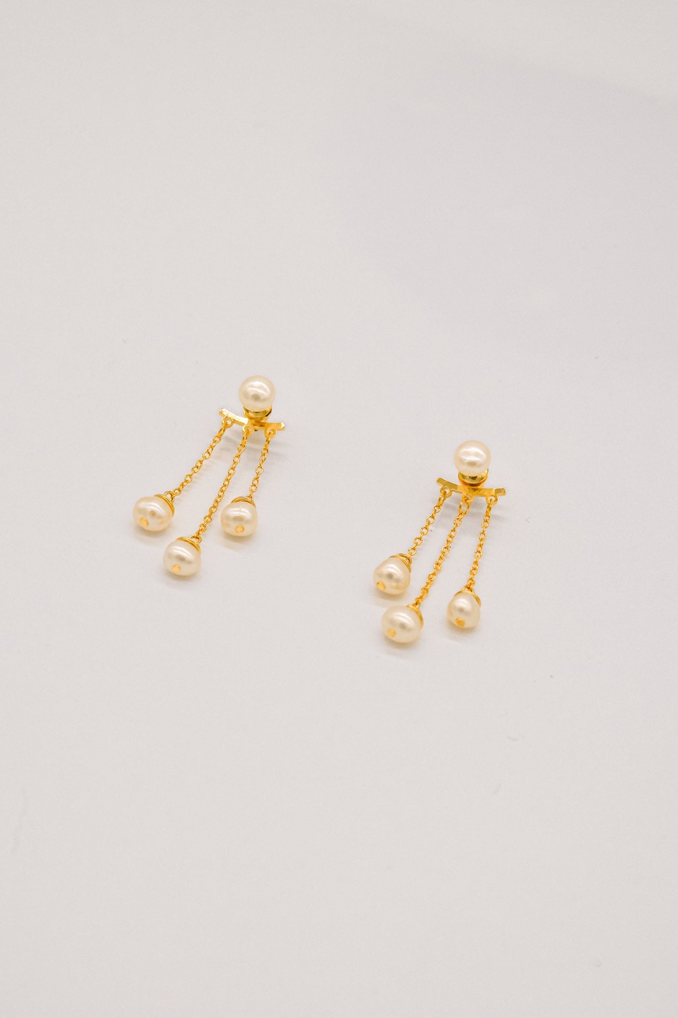 Jane Pearl 16K Earrings