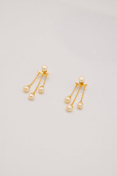 Jane Pearl 16K Earrings