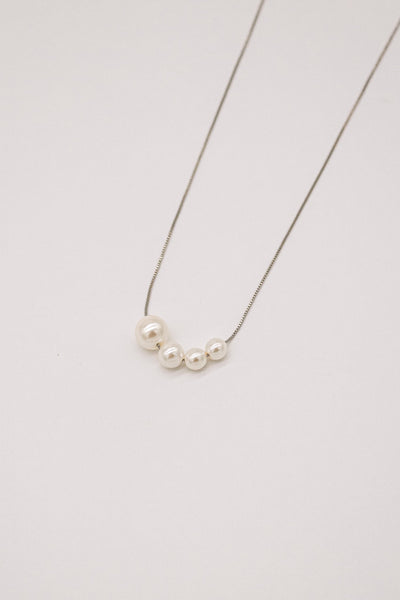 Lindy  Four Pearl Necklace