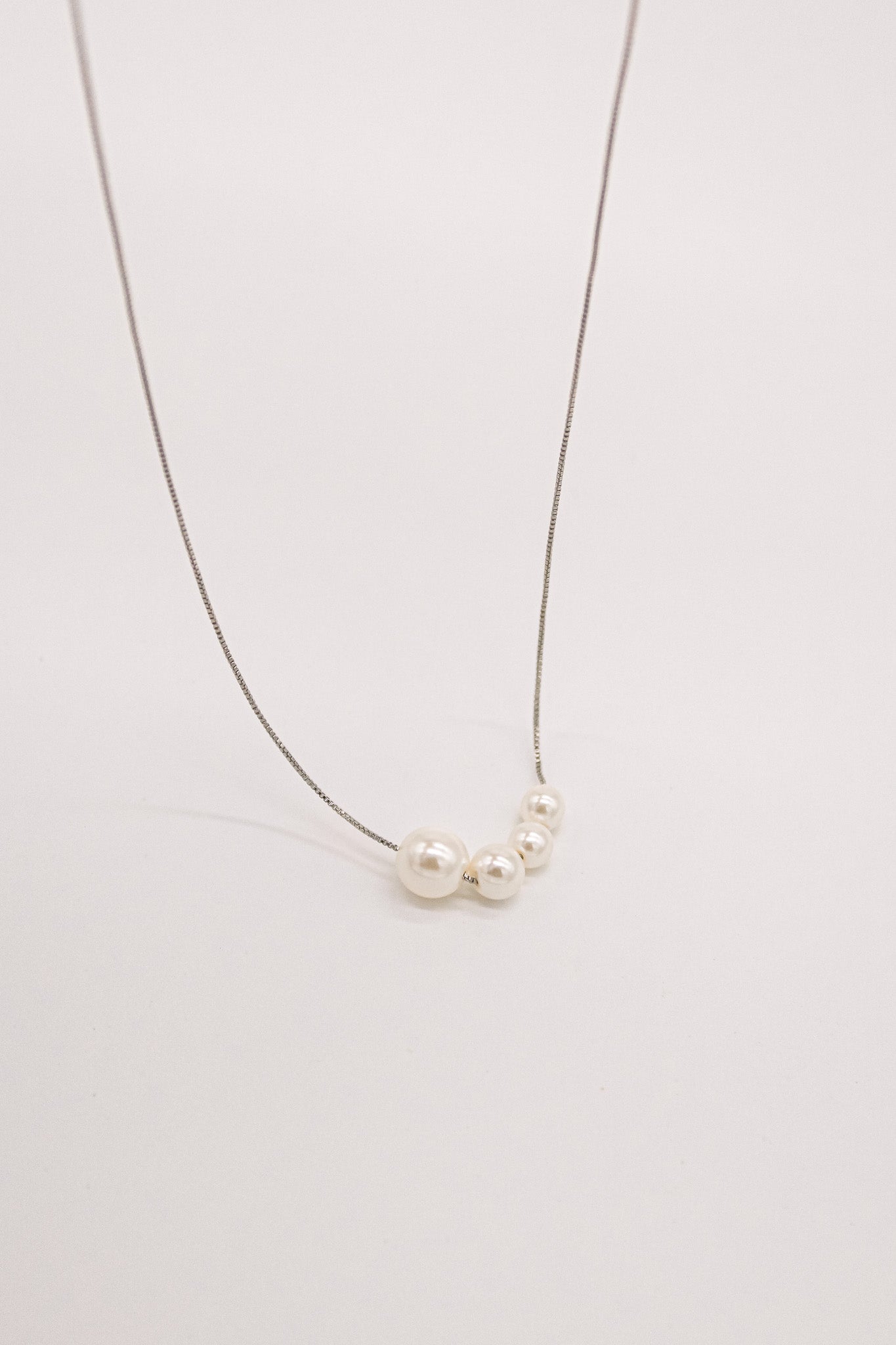 Lindy  Four Pearl Necklace