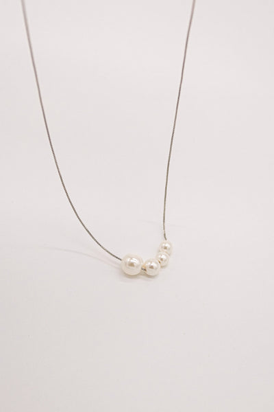 Lindy  Four Pearl Necklace