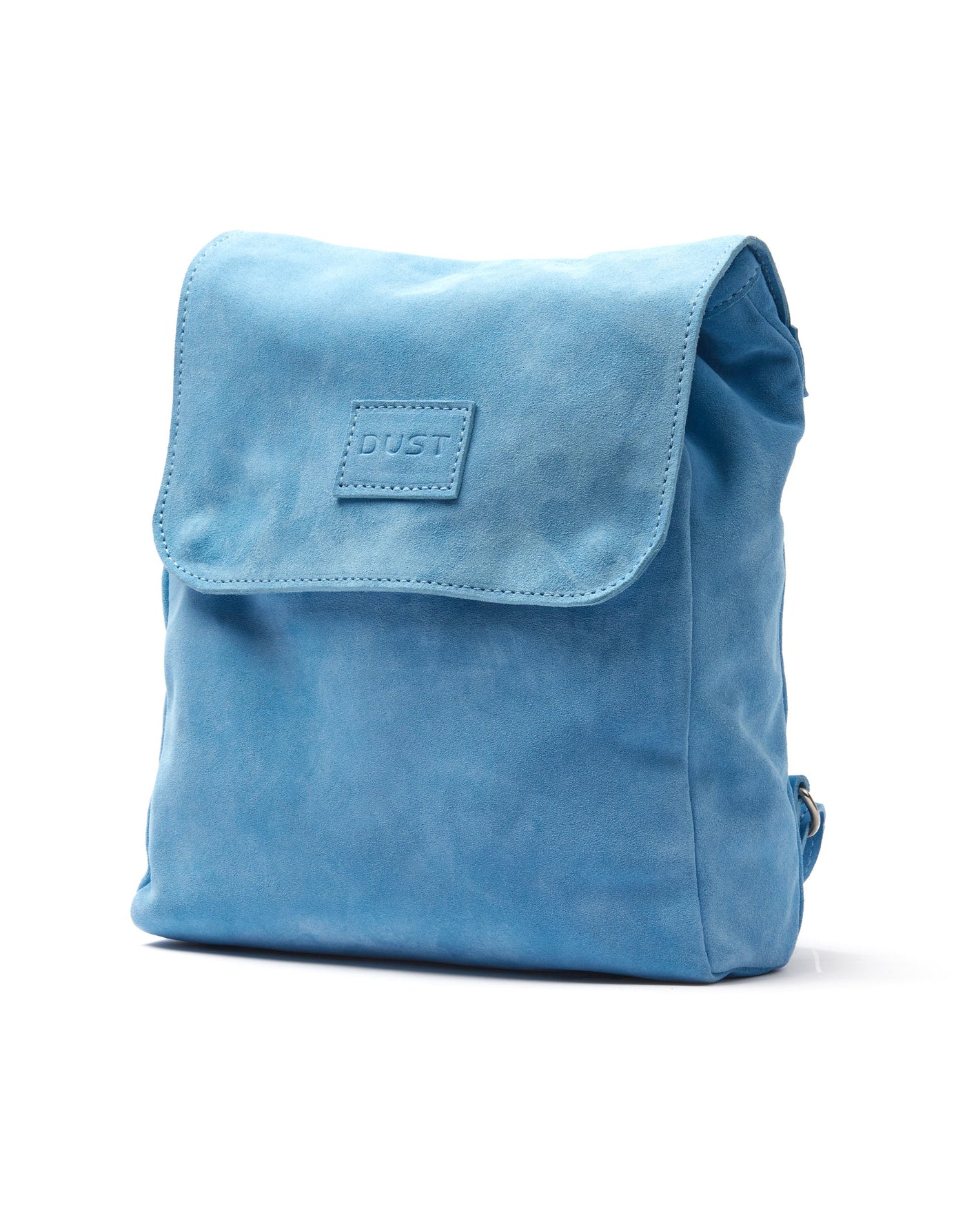 Leather Backpack Light Blue  Upper West Side Collection