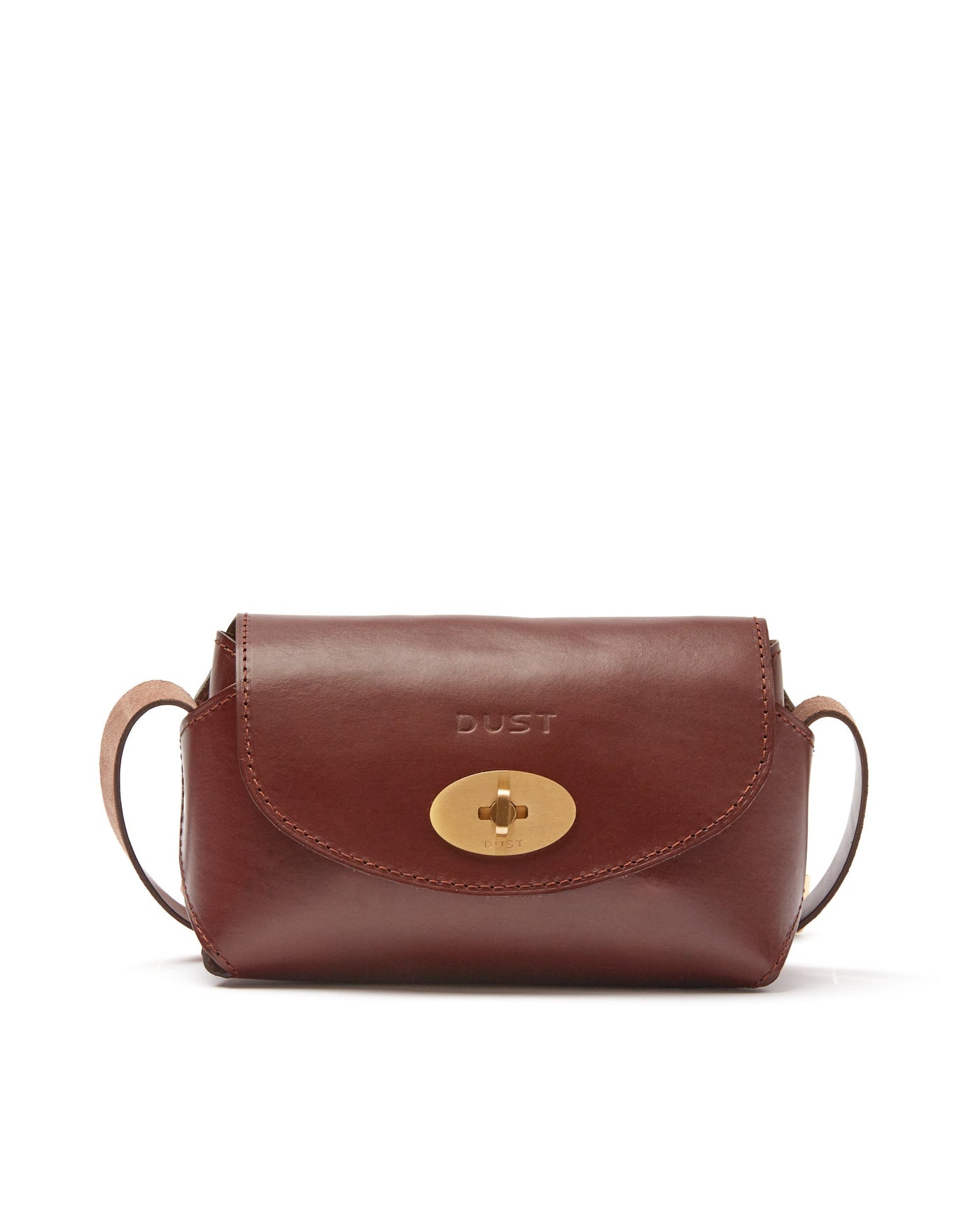 The Small Box In Leather Dark Brown