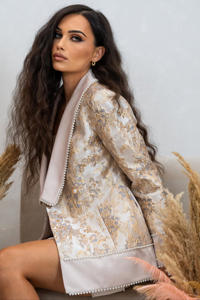 WOMEN'S JACQUARD BLAZER