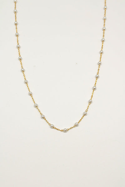 Ada Gold and  Pearl Necklace