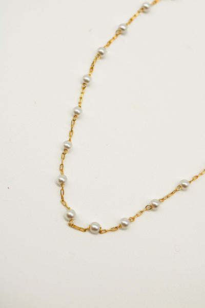 Ada Gold and  Pearl Necklace