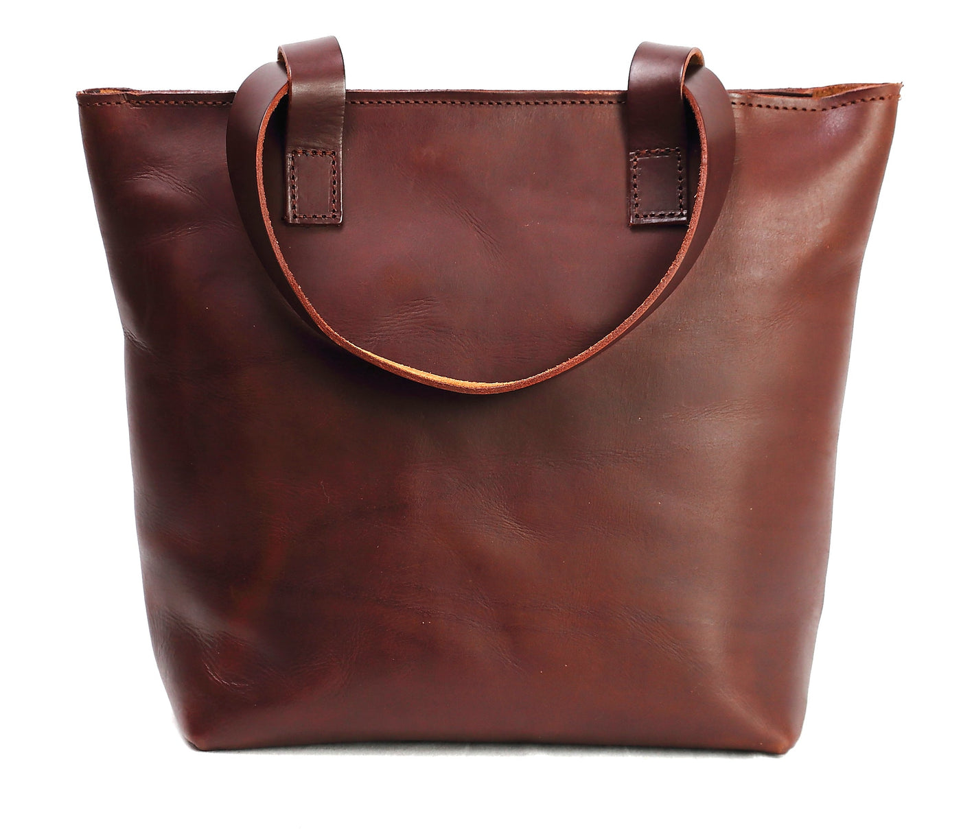 Leather Tote Dark Brown Mod 147