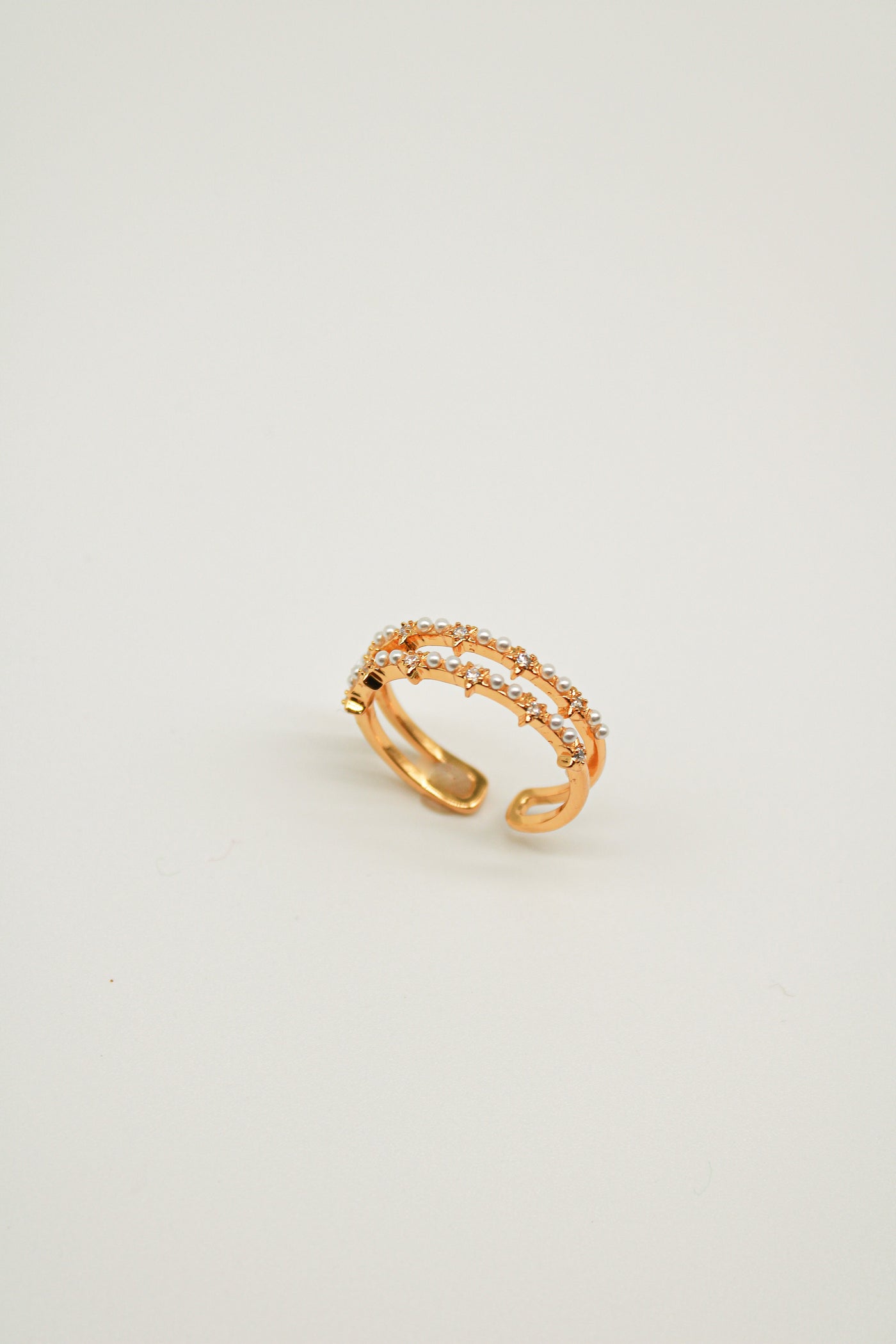 Daine Mini Pearl layer Ring - Gold