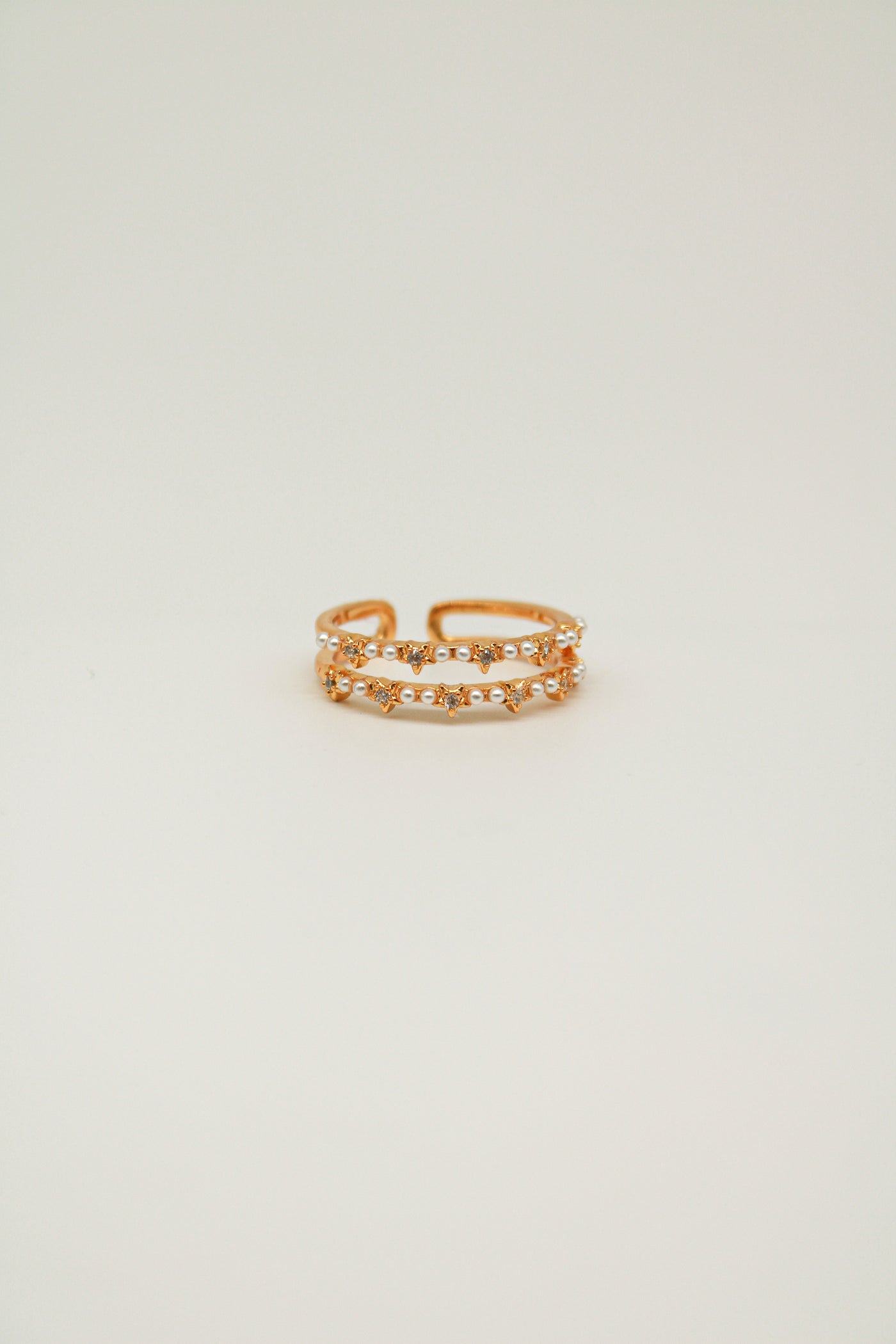 Daine Mini Pearl layer Ring - Gold